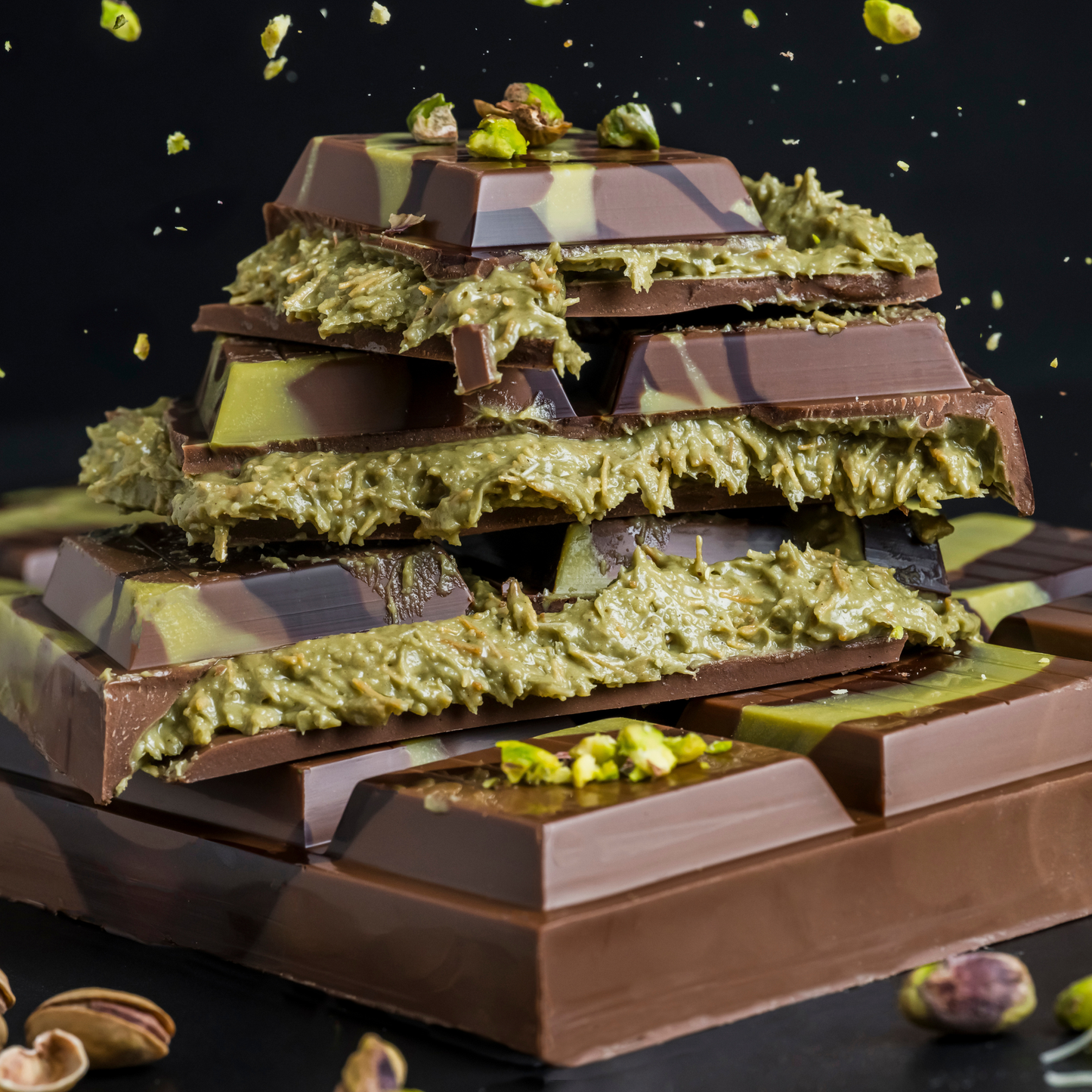 1 Kilo Pistazien-Schokoladentafel